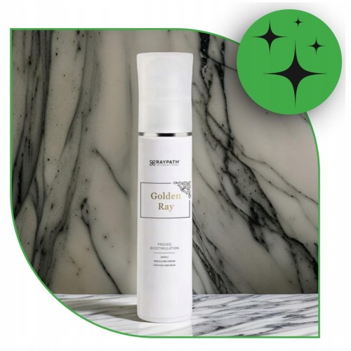 RAYPATH Nawilżający krem do twarzy przeciwzmarszczkowy GOLDEN RAY 50ml