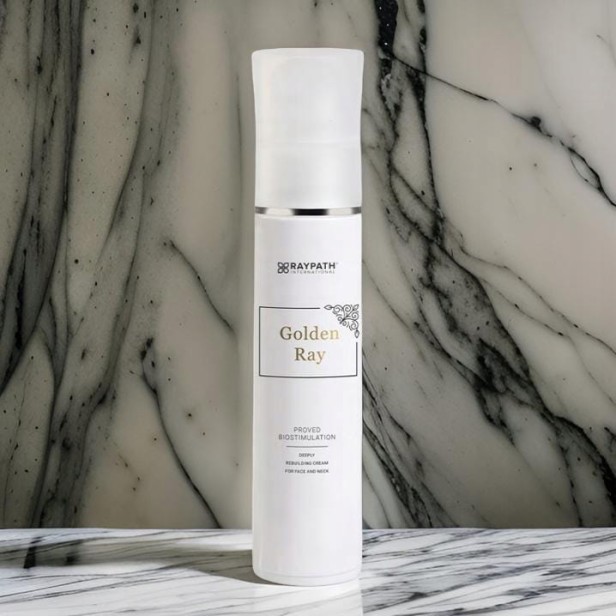 RAYPATH Nawilżający krem do twarzy przeciwzmarszczkowy GOLDEN RAY 50ml