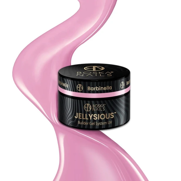 Boska Nails Żel budujący różowy do paznokci galaretka BARBINELLA 15ml