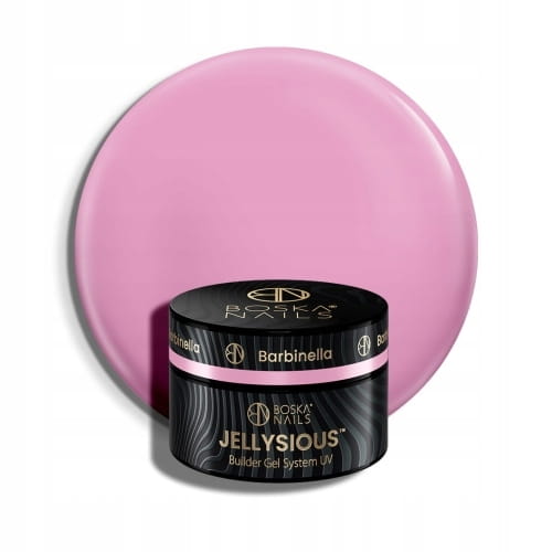 Boska Nails Żel budujący różowy do paznokci galaretka BARBINELLA 15ml