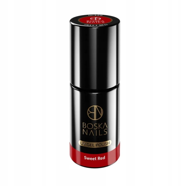 Boska Nails Lakier Hybrydowy Divine Sweet Red no 329 czerwony 6ml