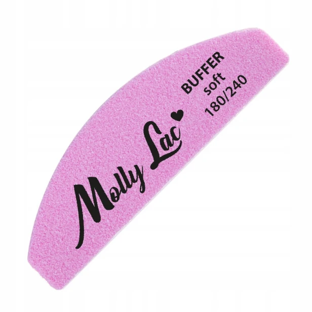 Molly Lac Polerka Dwustronna Buffer Mini Półksiężyc łódka SOFT 180/240