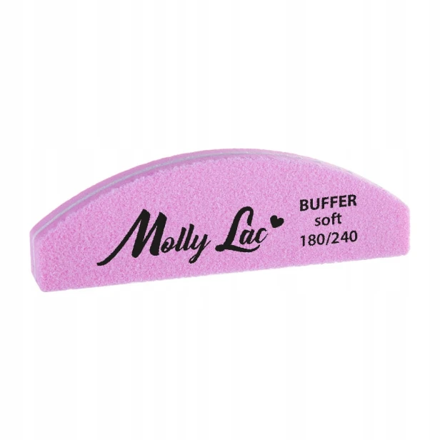 Molly Lac Polerka Dwustronna Buffer Mini Półksiężyc łódka SOFT 180/240