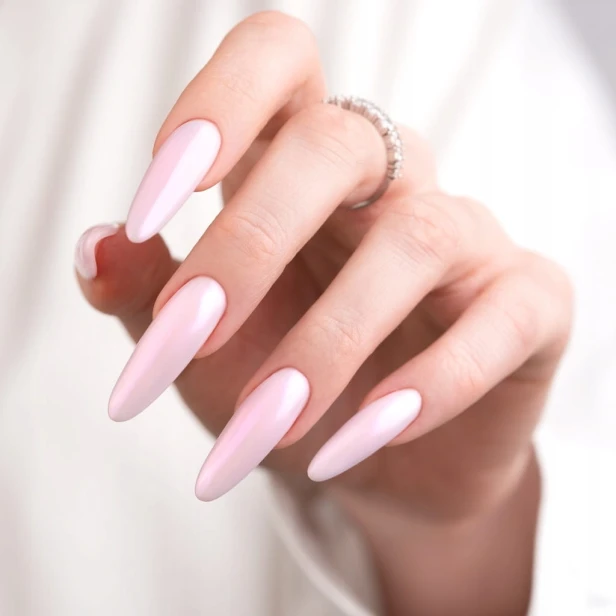 Makear SFX Pyłek w Płynie do paznokci perłowa opalizująca HAILEY PINK BH02