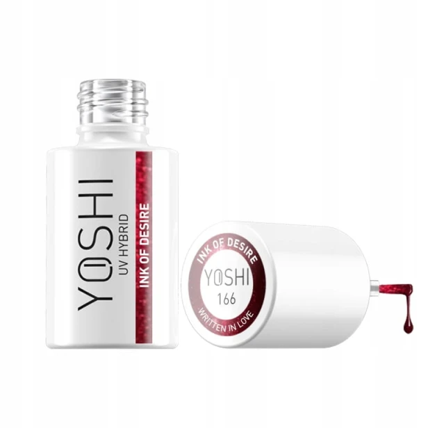 Yoshi Lakier Hybrydowy UV LED Written in Love 166 INK OF DESIRE 6ml