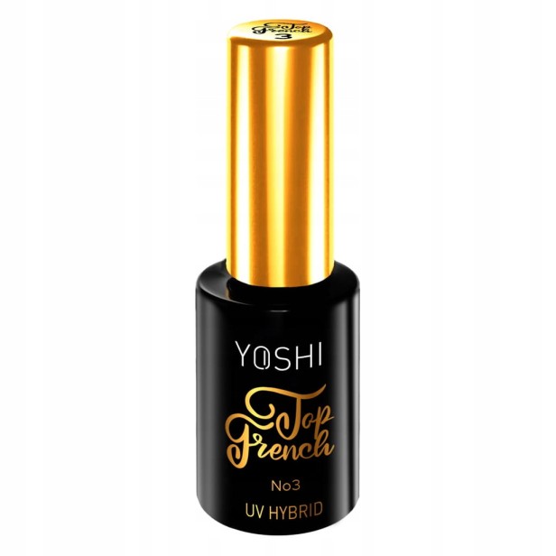 Yoshi Top French No3 Top hybrydowy UV LED Półtransparentny Mleczny 10ml