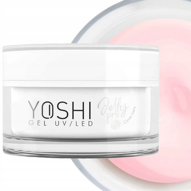 YOSHI Żel Budujący do paznokci Jelly PRO Gel UV LED COVER IVORY 15ml