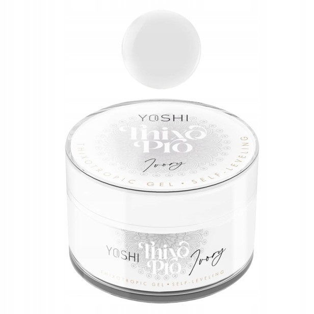 YOSHI Żel Budujący Samopoziomujący Thixo Easy PRO Gel UV LED IVORY 50ml