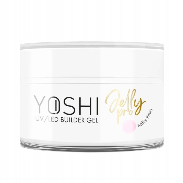 Yoshi Żel budujący galaretka Jelly PRO Gel UV LED Milky Pink 50ml