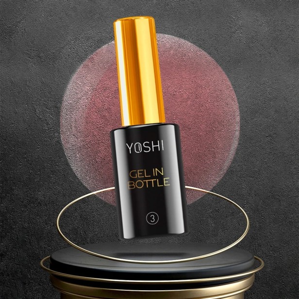 Yoshi Gel In Bottle No3 Żel w butelce UV/Hybrid GIB3 różowy 10ml