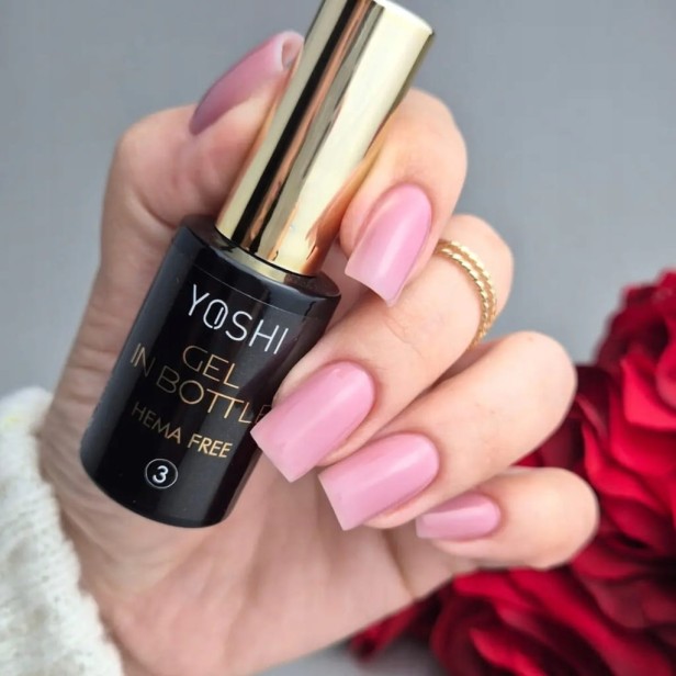 Yoshi Gel In Bottle No3 Żel w butelce UV/Hybrid GIB3 różowy 10ml