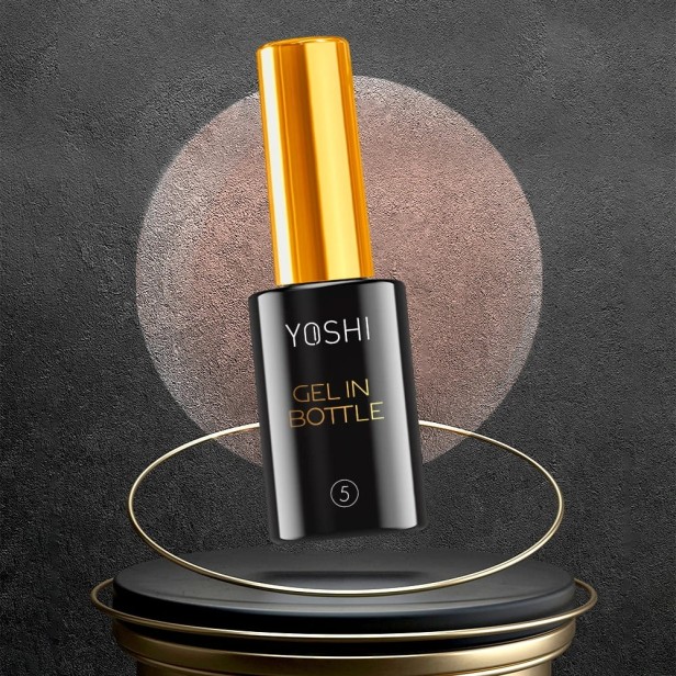 Yoshi Gel In Bottle No5 Żel w butelce UV/Hybrid GIB5 beżowy 10ml
