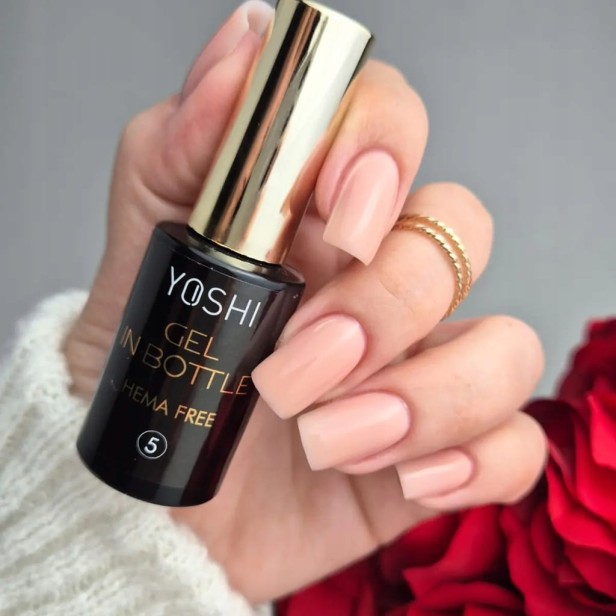 Yoshi Gel In Bottle No5 Żel w butelce UV/Hybrid GIB5 beżowy 10ml