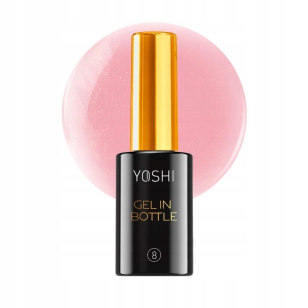 Yoshi Gel In Bottle No8 Żel w butelce UV/Hybrid GIB8 różowy 10ml