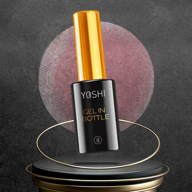 Yoshi Gel In Bottle No8 Żel w butelce UV/Hybrid GIB8 różowy 10ml