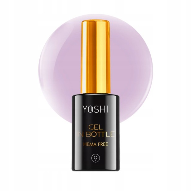 Yoshi Gel In Bottle No9 Żel w butelce UV/Hybrid GIB9 fioletowy 10ml