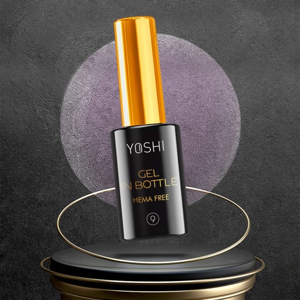 Yoshi Gel In Bottle No9 Żel w butelce UV/Hybrid GIB9 fioletowy 10ml