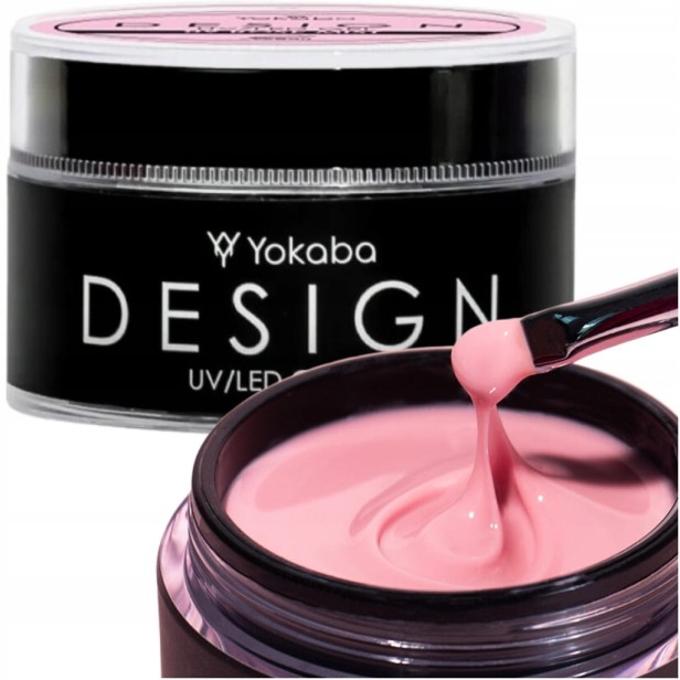 Yokaba 11 PINK SHADOW Żel budujący do paznokci DESIGN UV/LED GEL 50ml