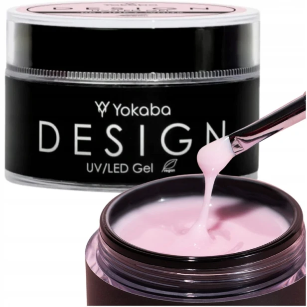 Yokaba 08 PINKY WHITE Żel budujący do paznokci DESIGN UV/LED GEL 50ml