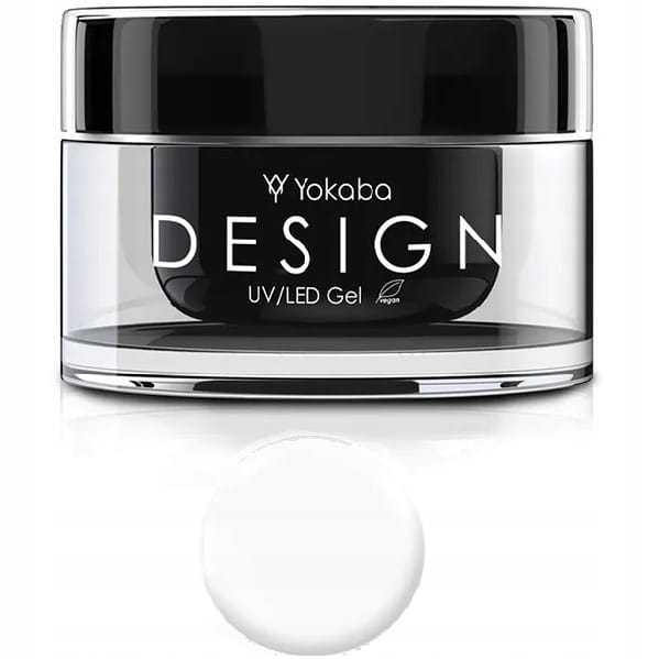 Yokaba 02 SNOW WHITE Żel budujący do paznokci DESIGN UV/LED GEL biały 50ml