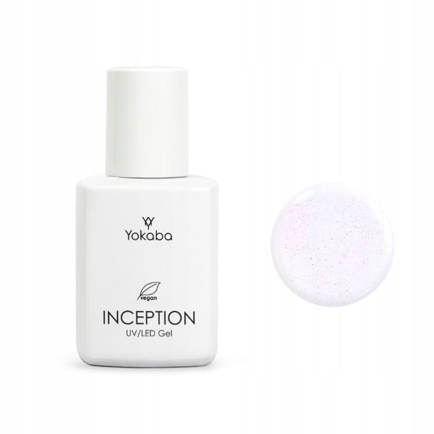 Yokaba Inception UV/LED 11 MILKY SPARKLE Żel budujący do paznokci 30ml