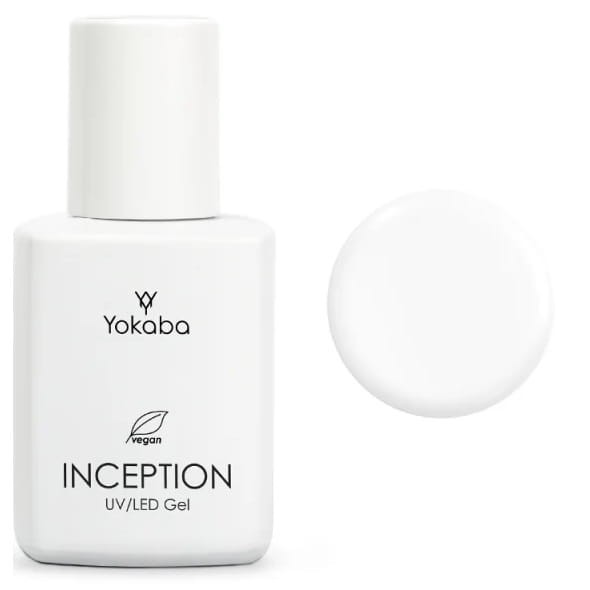 Yokaba Inception UV/LED 04 CRYSTAL WHITE Żel budujący do paznokci 30ml