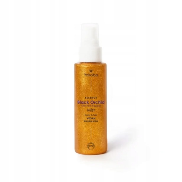 Yokaba Mgiełka rozświetlająca do ciała i włosów ze złotymi drobinkami 100ml