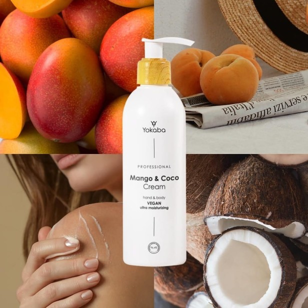 Yokaba Professional Mango&Coco Cream hand krem do rąk i ciała 240ml