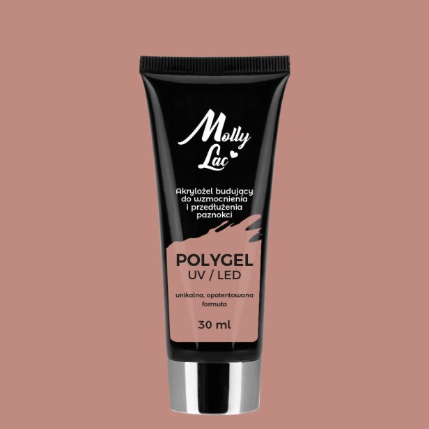 MollyLac Polygel Light Brown Akrylożel budujący 30ml