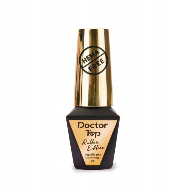 Molly Nails Doctor Top Rubber Edition Top Kauczkowy samonaprawiający 10ml