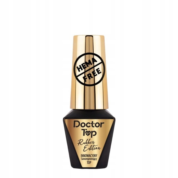 Molly Nails Doctor Top Rubber Edition Top Kauczkowy samonaprawiający 10ml