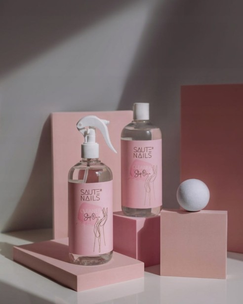 Saute Nails Cleaner Step One + Atomizer 500ml