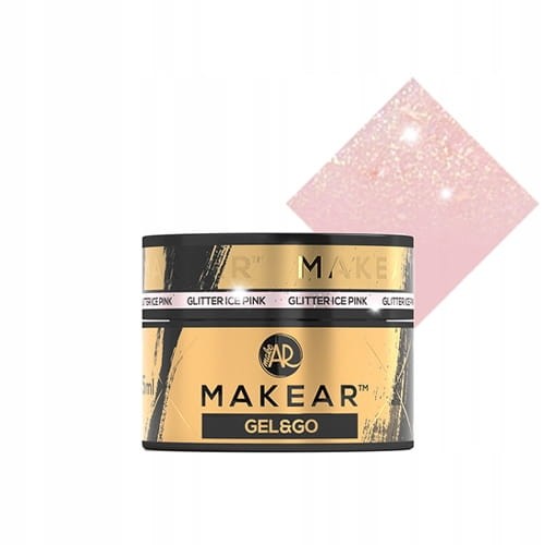Makear Żel Budujący Gel&Go Glitter Ice Pink GG21 50ml
