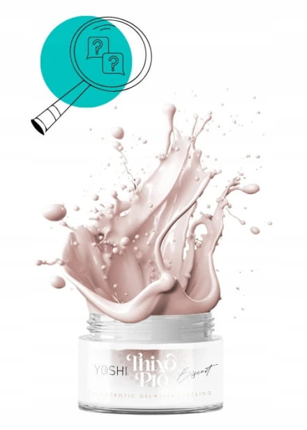 YOSHI Żel Samopoziomujący Budujący Thixo PRO Gel UV LED BISCUIT 15ml