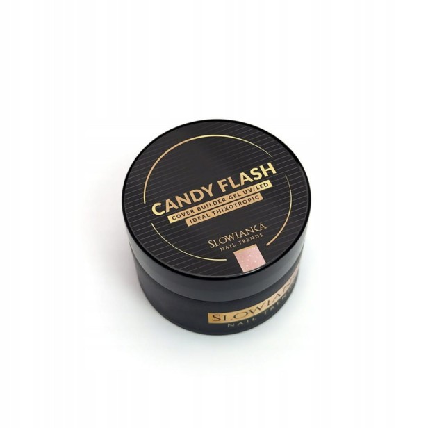SLOWIANKA Żel budujący Cover Builder Gel Ideal Tixotropic CANDY FLASH 15g