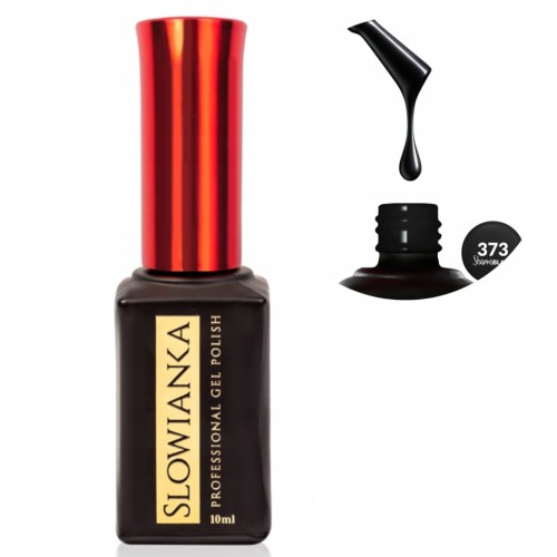 Lakier hybrydowy Słowianka 373 Sharm Effect Black 10g