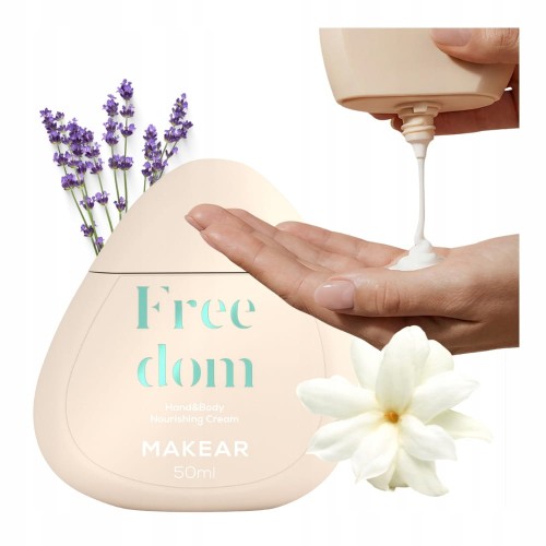 Makear Krem Do Pielęgnacji Dłoni Nawilżenie i Odżywienie Skóry FREEDOM 50ml
