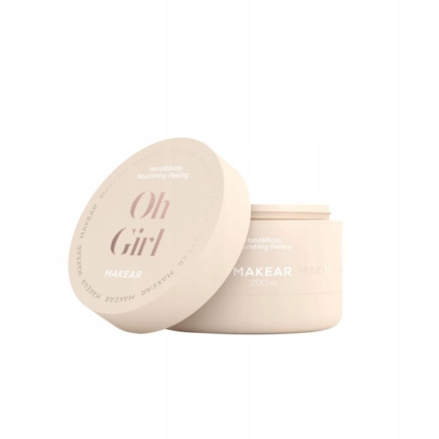 Makear Odżywczy Scrub Peeling Cukrowy do Dłoni i Ciała OH GIRL 200ml