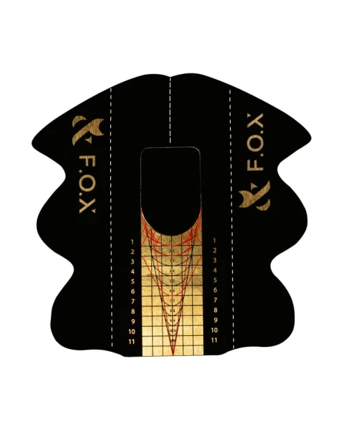 F.O.X FOX Szablony do przedłużania paznokci BASIC Nail Forms 500szt