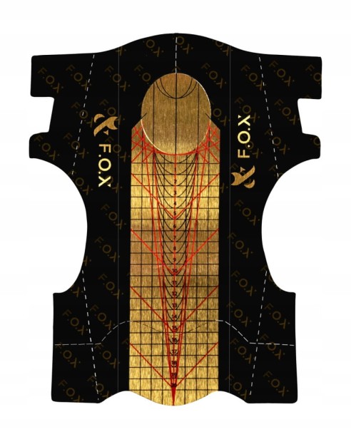 F.O.X FOX Szablony do przedłużania paznokci MASTER Nail Forms 500szt