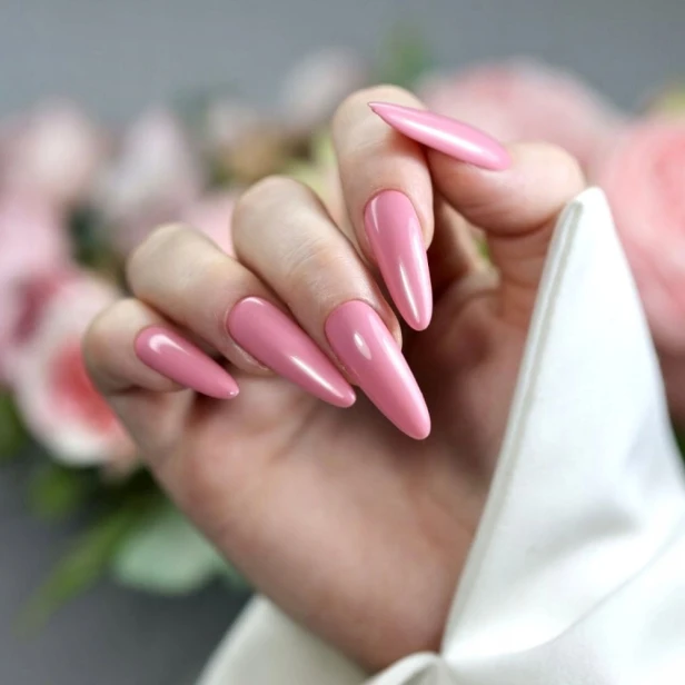 Boska Nails Różowy Lakier hybrydowy no 566 GIRL'S SHAKE 6ml