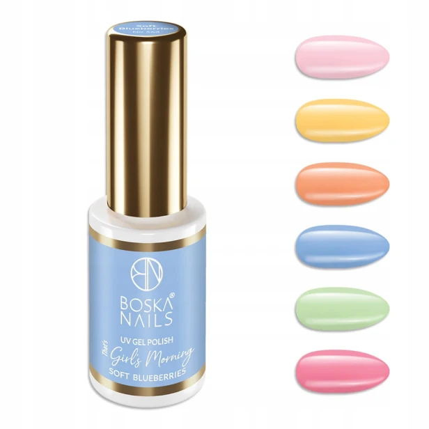 Boska Nails Różowy Lakier hybrydowy no 566 GIRL'S SHAKE 6ml
