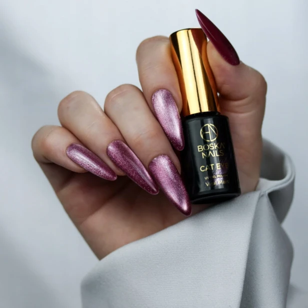 Boska Nails Magnetyczny Lakier Hybrydowy 496 Cat Eye Viral MARS 6ml