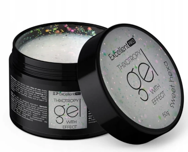 Excellent PRO Thixotropy Gel with Effect Żel Budujący SWEET HEXA 15g