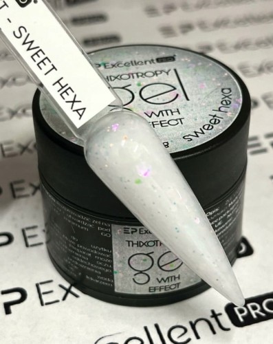 Excellent PRO Thixotropy Gel with Effect Żel Budujący SWEET HEXA 15g