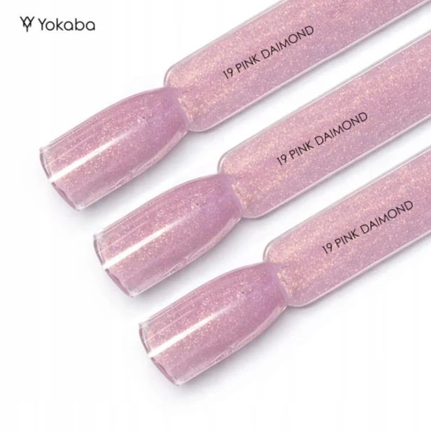 Yokaba Inception UV/LED 19 PINK DAIMOND Żel budujący do paznokci 30ml