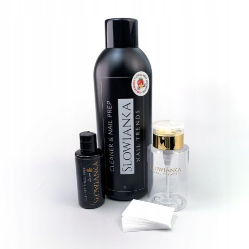 SLOWIANKA Cleaner Truskawkowo-Waniliowy - Odtłuszczacz do Paznokci 100ml