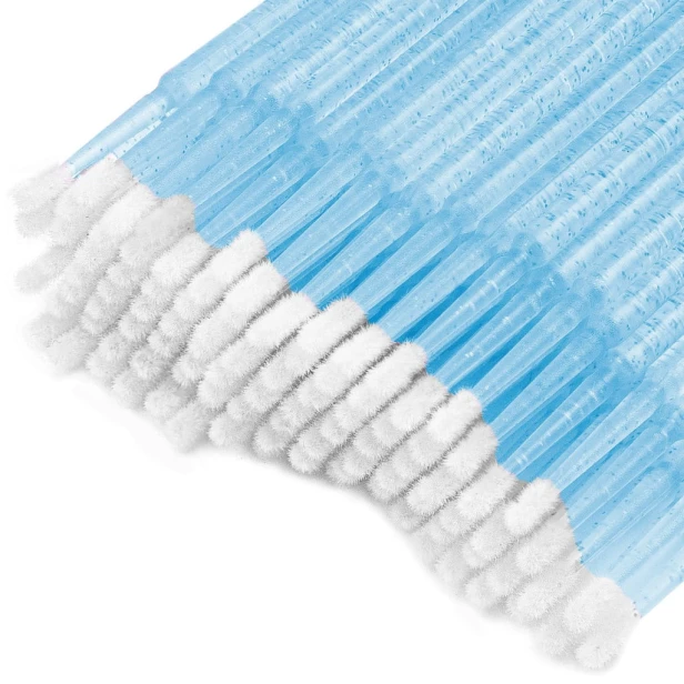 Clavier Aplikatory Bezwłókienkowe do Rzęs 2mm niebieskie 100szt