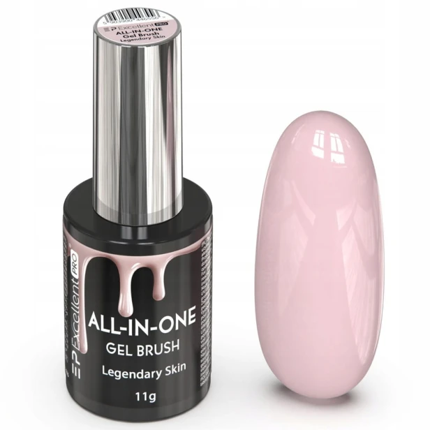 Excellent PRO Żel Budujący ALL-IN-ONE Gel Brush LEGNEDARY SKIN 11g