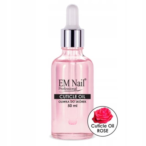 EM Nail Oliwka zapachowa do skórek Róża 50ml